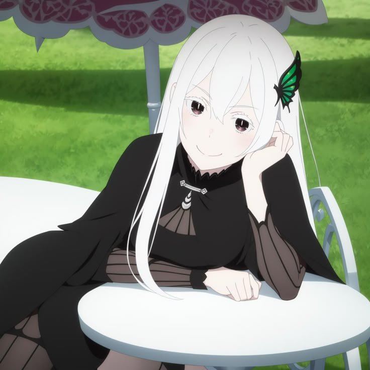 Echidna - the Witch of Greed who hosts a tea party inside Subaru's soul
